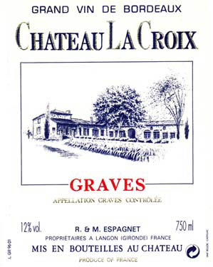 Chateau La Croix Graves rouge 1998