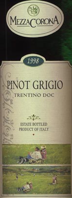 MezzaCorona Estate Pinot Grigio 1.5 liter (Italy)