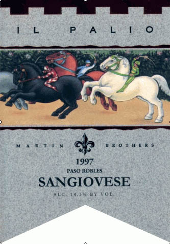 Martin & Weyrich "il Palio" Sangiovese