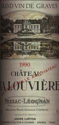 Chateau La Louviere 1990 Pessac-Leognan rouge