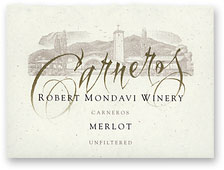 Robert Mondavi "Carneros" Merlot 1997
