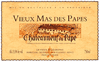 Vieux Mas des Papes blanc Chateauneuf-du-Pape
